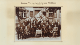 200 Jahre Liederkranz Widdern - Historische Bild von 1902