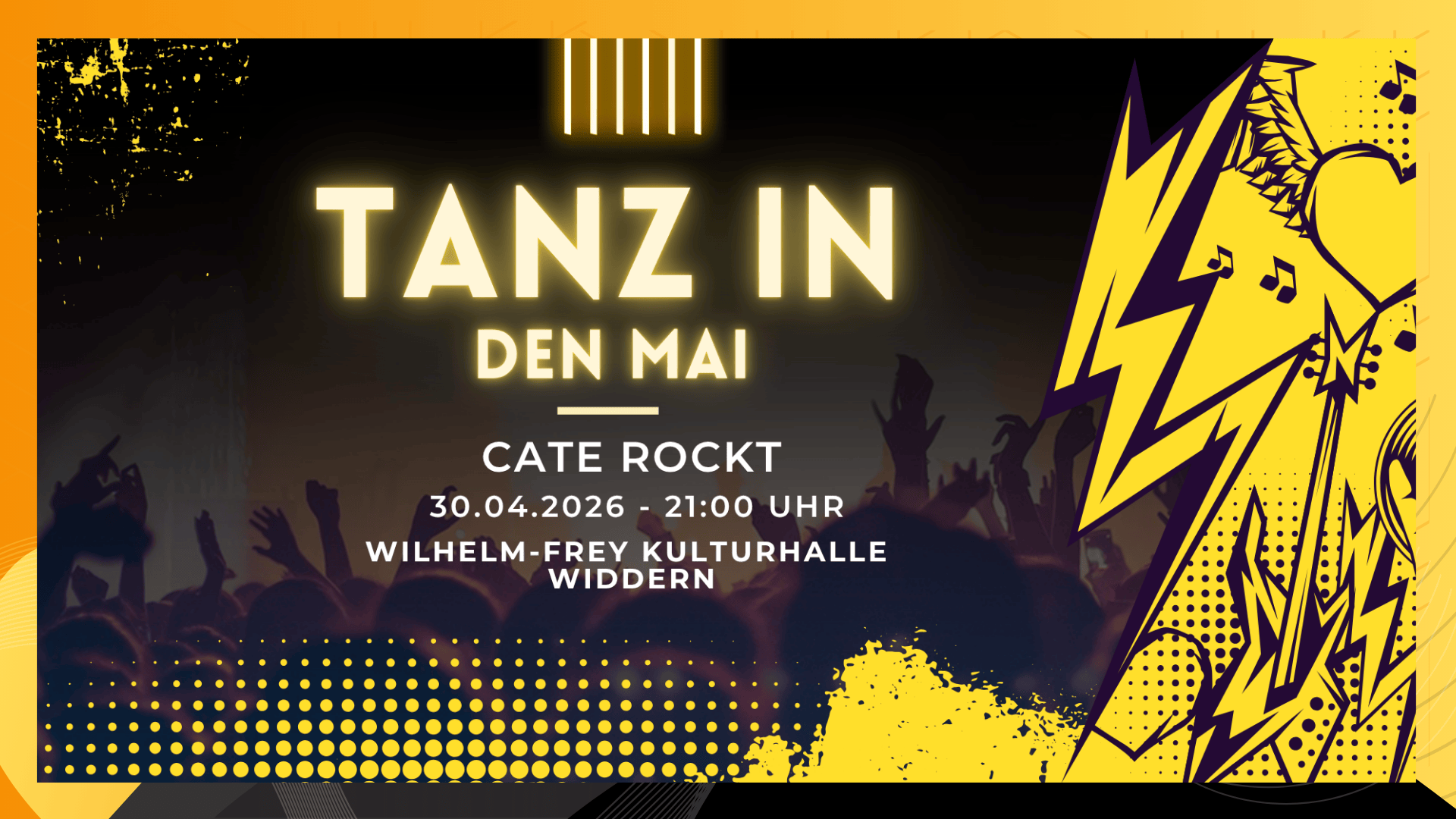 Tanz in den Mai mit der Coverband CATE